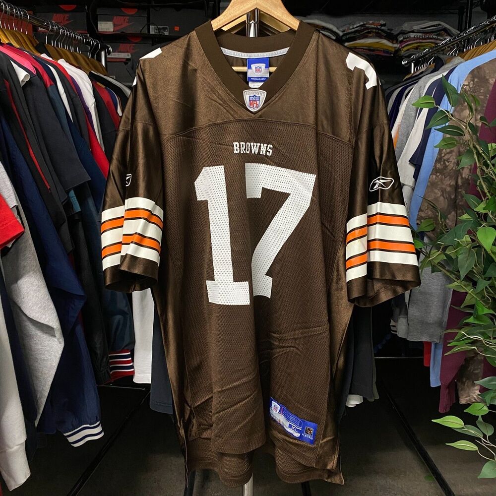 Vintage 2000s Reebok NFL Cleveland Browns Braylon Edwards Football Jersey Men XL